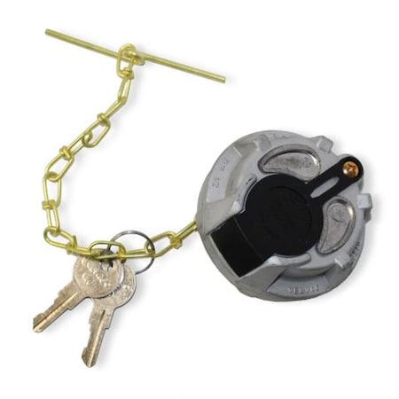 Velvac 2" Locking Alum Fuel Cap Assy 600270